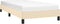 vidaXL - Bedframe - zonder - matras - 80x200 - cm - stof - crèmekleurig