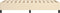 vidaXL - Bedframe - zonder - matras - 80x200 - cm - stof - crèmekleurig