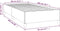 vidaXL - Bedframe - zonder - matras - 80x200 - cm - stof - taupe