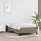 vidaXL - Bedframe - zonder - matras - 80x200 - cm - stof - taupe