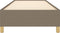 vidaXL - Bedframe - zonder - matras - 80x200 - cm - stof - taupe