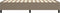 vidaXL - Bedframe - zonder - matras - 80x200 - cm - stof - taupe