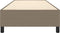 vidaXL - Bedframe - zonder - matras - 80x200 - cm - stof - taupe
