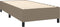 vidaXL - Bedframe - zonder - matras - 80x200 - cm - stof - taupe