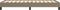 vidaXL - Bedframe - zonder - matras - 80x200 - cm - stof - taupe