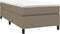 vidaXL - Bedframe - zonder - matras - 80x200 - cm - stof - taupe