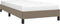 vidaXL - Bedframe - zonder - matras - 80x200 - cm - stof - taupe