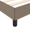 vidaXL - Bedframe - zonder - matras - 80x200 - cm - stof - taupe