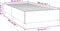 vidaXL - Bedframe - zonder - matras - 80x200 - cm - stof - taupe