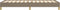 vidaXL - Bedframe - zonder - matras - 80x200 - cm - stof - taupe