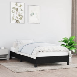 vidaXL - Bedframe - zonder - matras - 80x200 - cm - stof - zwart