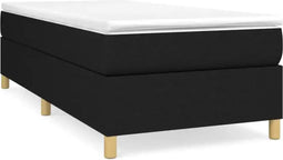 vidaXL - Bedframe - zonder - matras - 80x200 - cm - stof - zwart