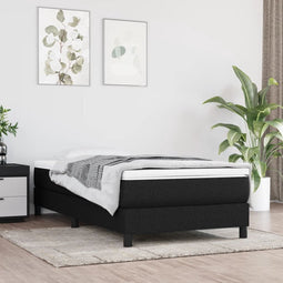 vidaXL - Bedframe - zonder - matras - 80x200 - cm - stof - zwart
