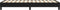 vidaXL - Bedframe - zonder - matras - 80x200 - cm - stof - zwart