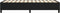 vidaXL - Bedframe - zonder - matras - 80x200 - cm - stof - zwart