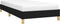 vidaXL - Bedframe - zonder - matras - 80x200 - cm - stof - zwart