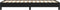 vidaXL - Bedframe - zonder - matras - 80x200 - cm - stof - zwart