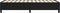 vidaXL - Bedframe - zonder - matras - 80x200 - cm - stof - zwart