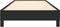 vidaXL - Bedframe - zonder - matras - 80x200 - cm - stof - zwart