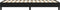 vidaXL - Bedframe - zonder - matras - 80x200 - cm - stof - zwart