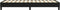 vidaXL - Bedframe - zonder - matras - 80x200 - cm - stof - zwart