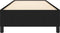 vidaXL - Bedframe - zonder - matras - 80x200 - cm - stof - zwart