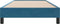 vidaXL - Bedframe - zonder - matras - 80x220 - cm - fluweel - donkerblauw