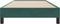 vidaXL - Bedframe - zonder - matras - 80x220 - cm - fluweel - donkergroen