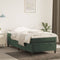 vidaXL - Bedframe - zonder - matras - 90x190 - cm - fluweel - donkergroen