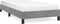 vidaXL - Bedframe - zonder - matras - 90x190 - cm - fluweel - lichtgrijs