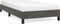 vidaXL - Bedframe - zonder - matras - 90x190 - cm - fluweel - donkergrijs