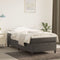 vidaXL - Bedframe - zonder - matras - 90x190 - cm - fluweel - donkergrijs