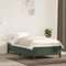 vidaXL - Bedframe - zonder - matras - 90x190 - cm - fluweel - donkergroen