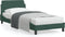 vidaXL - Bedframe - zonder - matras - 90x190 - cm - fluweel - donkergroen