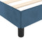 vidaXL - Bedframe - zonder - matras - 90x190 - cm - fluweel - donkerblauw