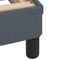 vidaXL - Bedframe - zonder - matras - 90x190 - cm - fluweel - donkergrijs