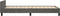 vidaXL - Bedframe - zonder - matras - 90x190 - cm - fluweel - donkergrijs