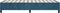 vidaXL - Bedframe - zonder - matras - 90x190 - cm - fluweel - donkerblauw