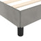 vidaXL - Bedframe - zonder - matras - 90x190 - cm - fluweel - lichtgrijs