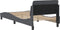 vidaXL - Bedframe - zonder - matras - 90x190 - cm - fluweel - donkergrijs