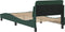 vidaXL - Bedframe - zonder - matras - 90x190 - cm - fluweel - donkergroen
