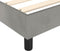 vidaXL - Bedframe - zonder - matras - 90x190 - cm - fluweel - lichtgrijs