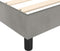 vidaXL - Bedframe - zonder - matras - 90x190 - cm - fluweel - lichtgrijs