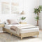 vidaXL - Bedframe - zonder - matras - 90x190 - cm - sonoma - eikenkleurig - spaanplaat