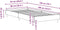 vidaXL - Bedframe - zonder - matras - 90x190 - cm - spaanplaat - bruin - eikenkleurig