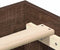 vidaXL - Bedframe - zonder - matras - 90x190 - cm - spaanplaat - bruin - eikenkleurig