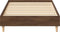 vidaXL - Bedframe - zonder - matras - 90x190 - cm - spaanplaat - bruin - eikenkleurig