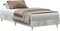 vidaXL - Bedframe - zonder - matras - 90x190 - cm - spaanplaat - betongrijs