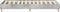 vidaXL - Bedframe - zonder - matras - 90x190 - cm - spaanplaat - betongrijs