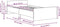 vidaXL - Bedframe - zonder - matras - 90x190 - cm - spaanplaat - zwart - eikenkleurig